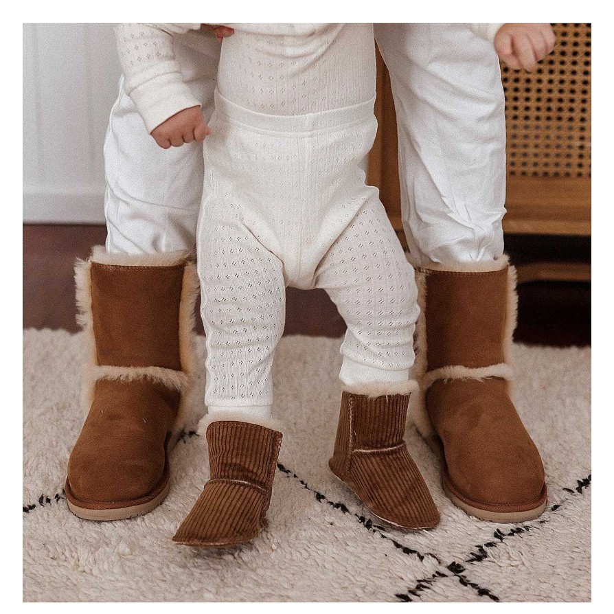 Børn & Babyer UGG Since 1974 BABY | Corduroy Baby Ugg kastanje