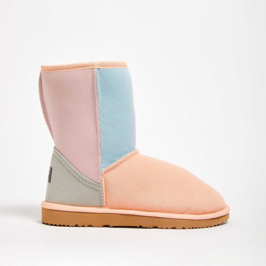 Kvinder UGG Since 1974 Midt | Dame Classic Mid Limited Edition Polar Tricolor Trefarvet Polar