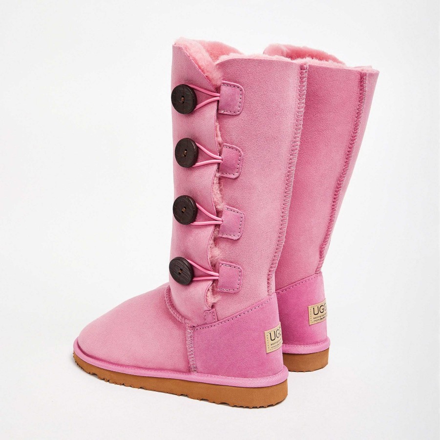 Kvinder UGG Since 1974 Knap Triplet & Quad | Kvinder Burleigh Button Quad farver