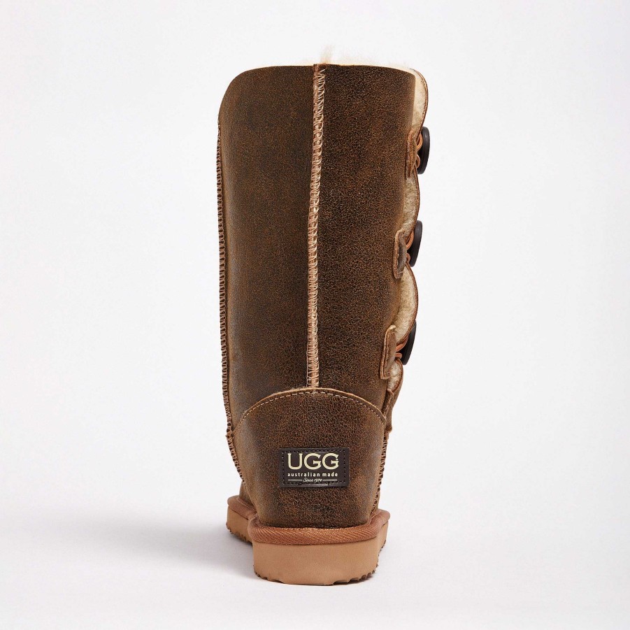 Kvinder UGG Since 1974 Knap Triplet & Quad | Burleigh Button Triplet Bomber til kvinder