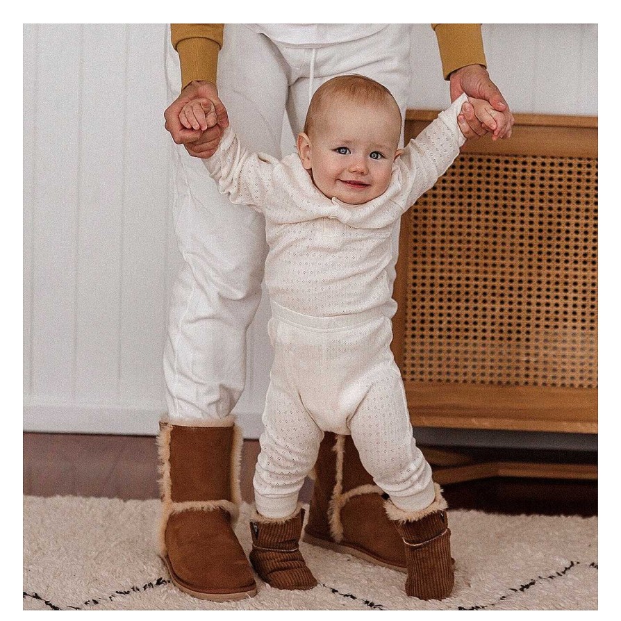 Børn & Babyer UGG Since 1974 BABY | Corduroy Baby Ugg kastanje